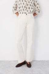 Cortefiel Jeans Bootcut Marfil