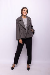 Object Abrigo tweed cuadros Multicolor