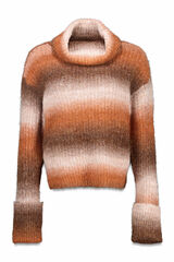 Slowlove Jersey cuello vuelto Estampado beige