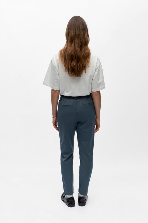 Object Pantal&oacute;n de corte slim Azul marino