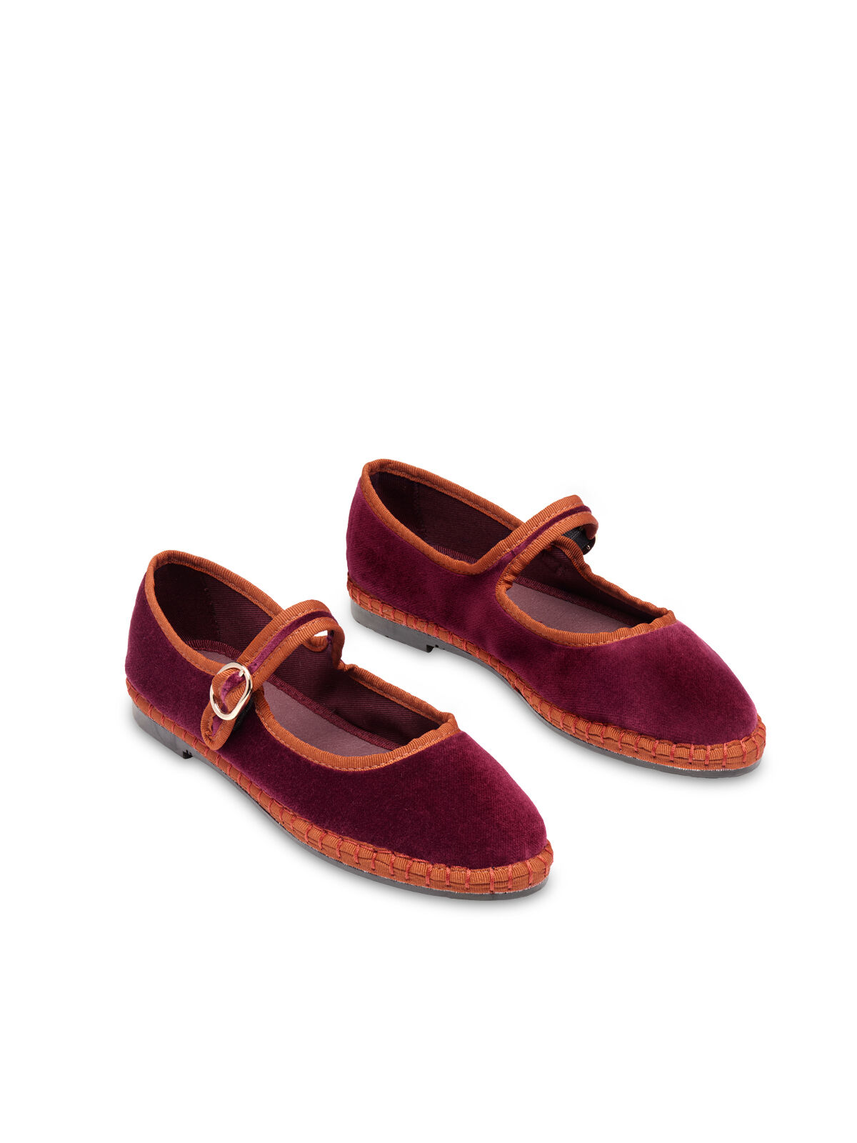 Flabelus Mery Jane de terciopelo