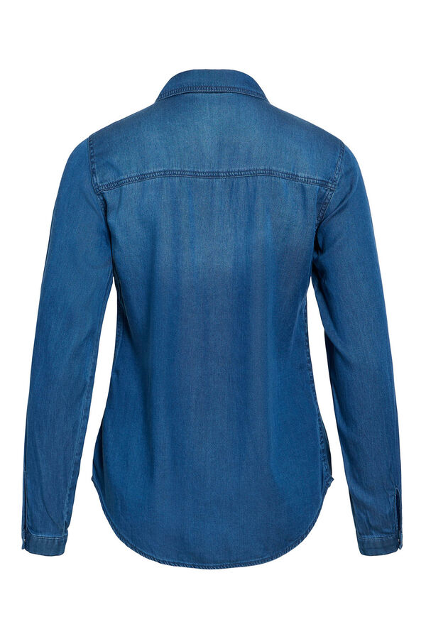 Vila Camisa vaquera manga larga Azul