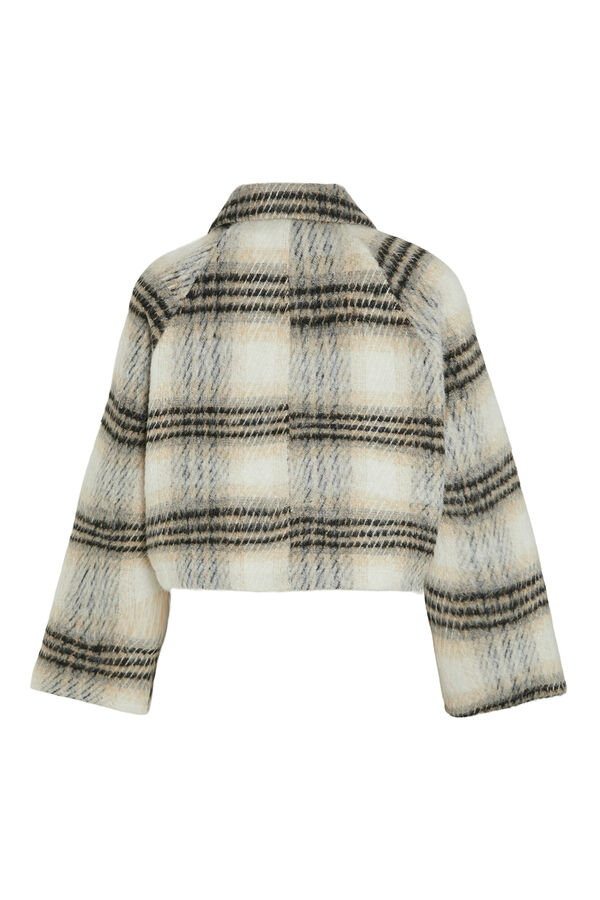 Vila Chaqueta de pa&ntilde;o abotonada Gris