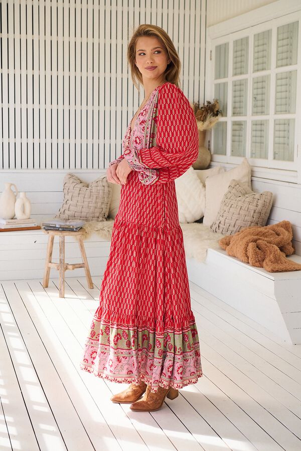 Jaase Vestido largo Teresa Rojo