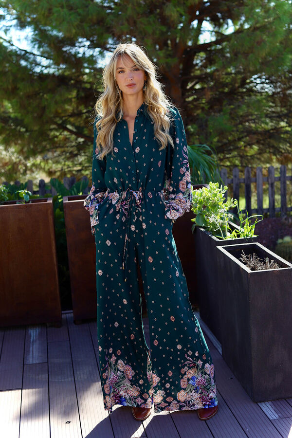 Jaase Mono Rita estampado Estella Turquesa