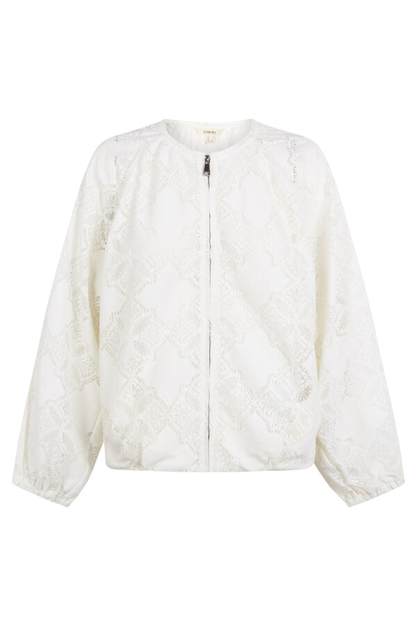 Slowlove Bomber de lace Marfil