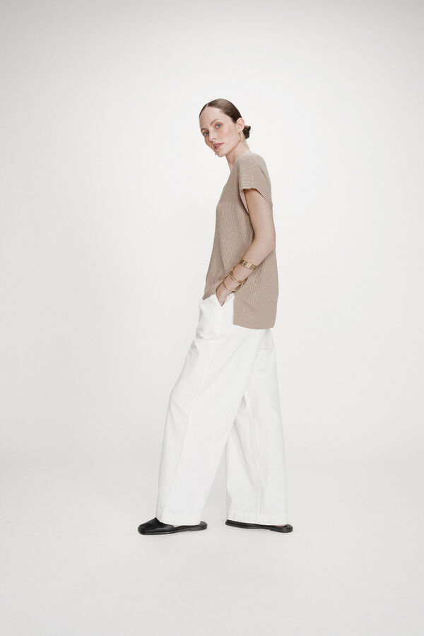 Grace & Mila Top de punto con l&uacute;rex Amarillo