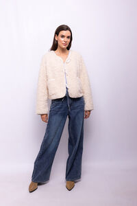 Object Chaqueta borreguillo sintético