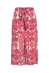 Vila Falda midi estampado &eacute;tnico