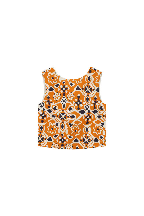 Grace & Mila Top sin mangas Venise Amarillo