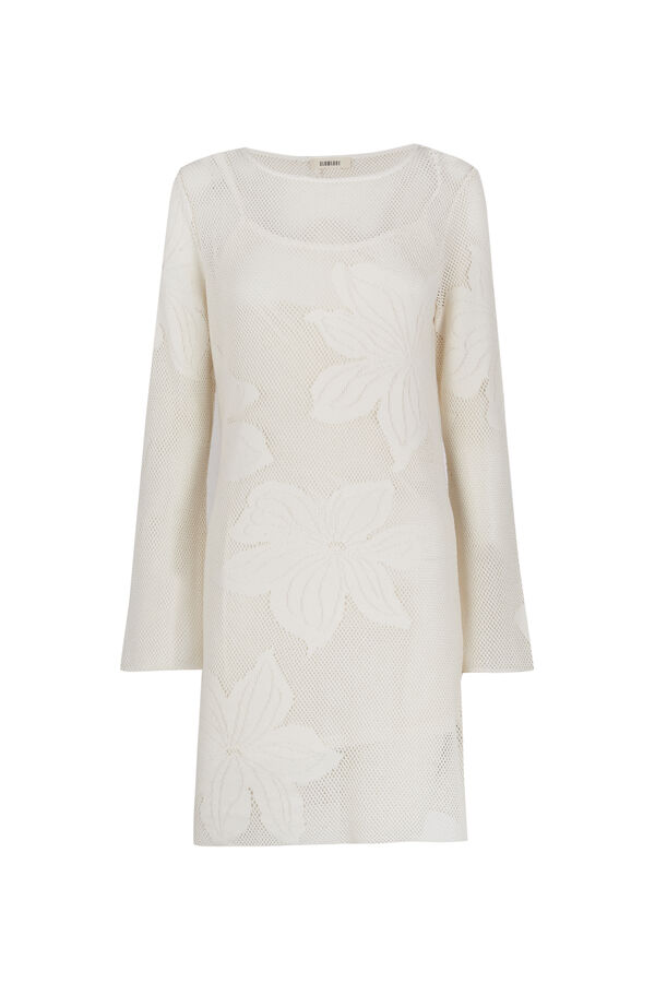 Slowlove Vestido punto Marfil