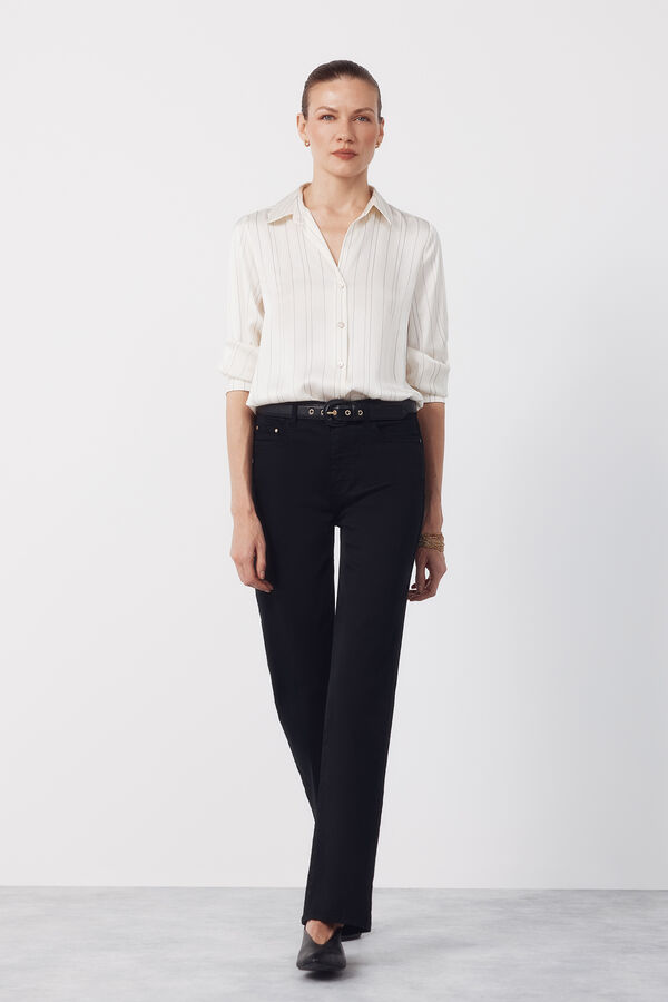 Cortefiel Jeans Sensational Recto Negro