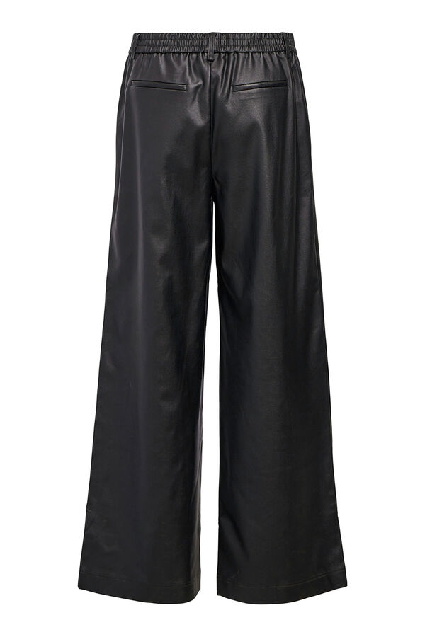 Object Pantal&oacute;n efecto piel Negro