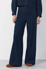 Cortefiel Jean Palazzo Soft Azul