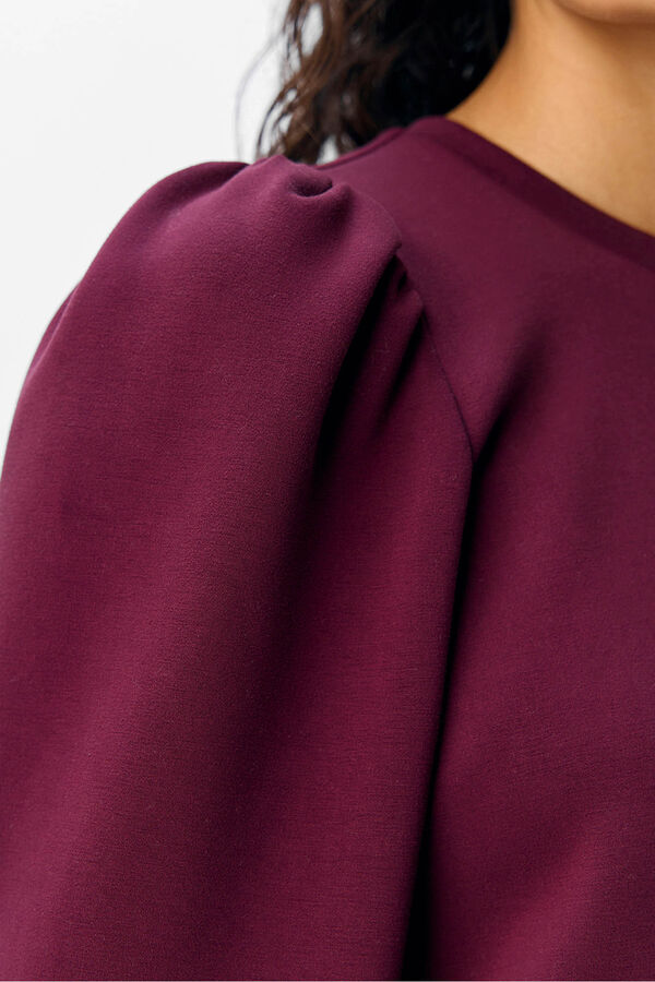 Object Sudadera manga abullonada Morado