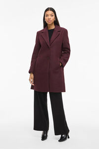 Vila Abrigo de paño con solapas