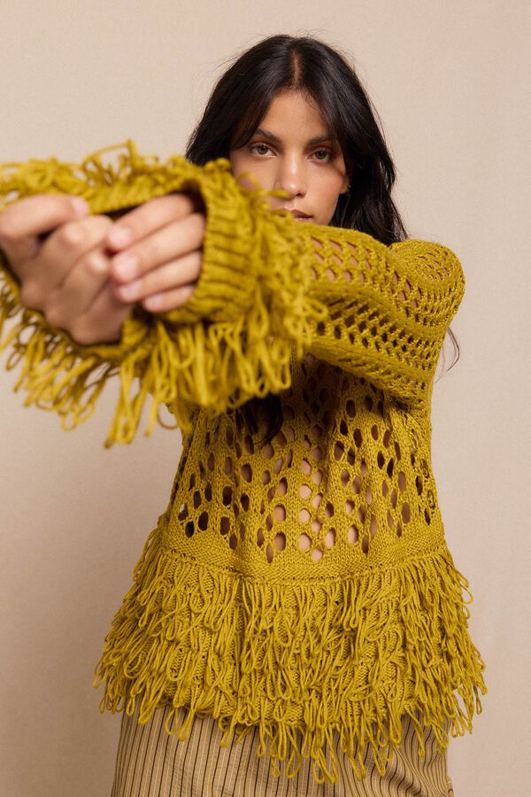 Slowlove Jersey lima flecos Verde