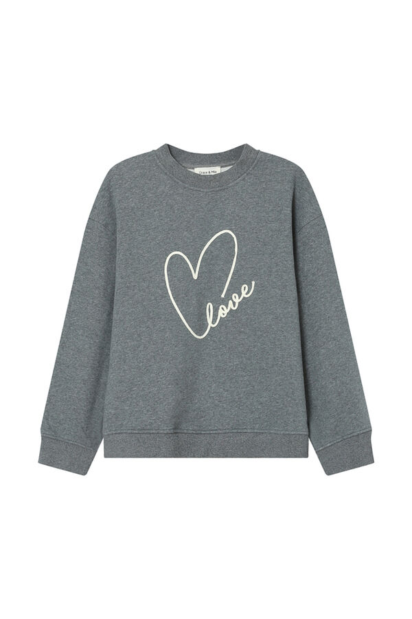 Grace & Mila Sudadera oversize Gris
