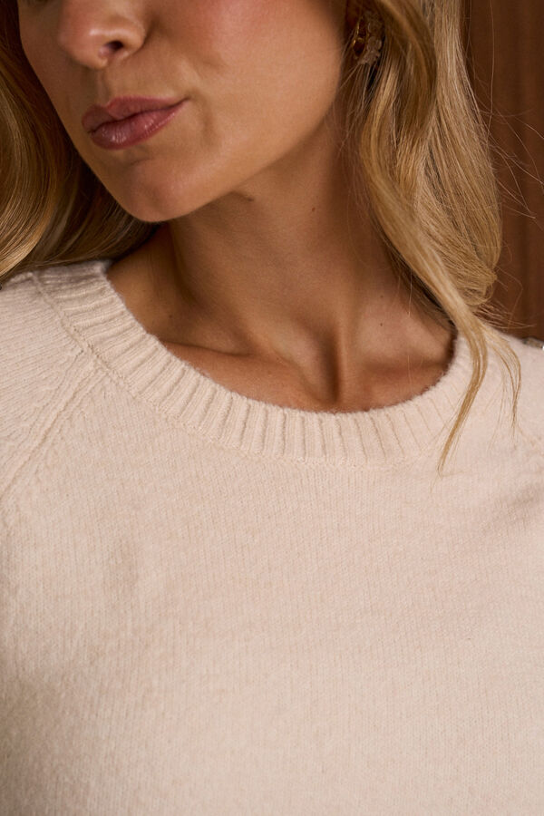 Pol&iacute;n Et Moi Jersey piedras Beige