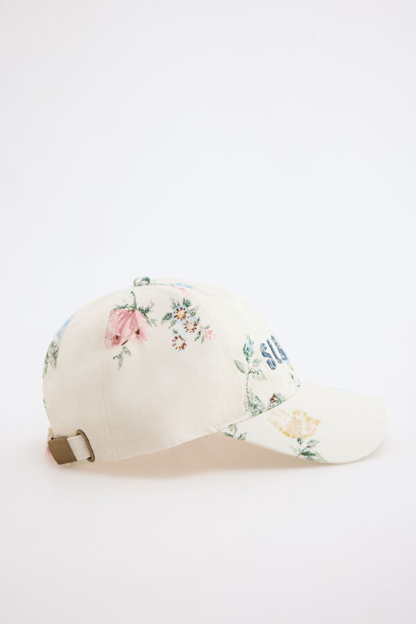 Slowlove GORRA ESTAMPADO FLORAL Estampado blanco