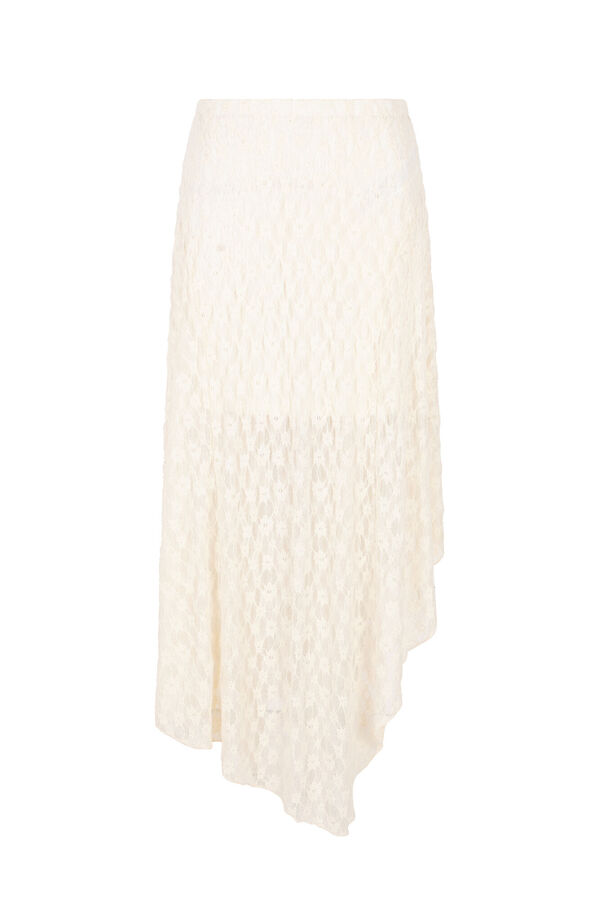 Slowlove Falda de encaje Blanco