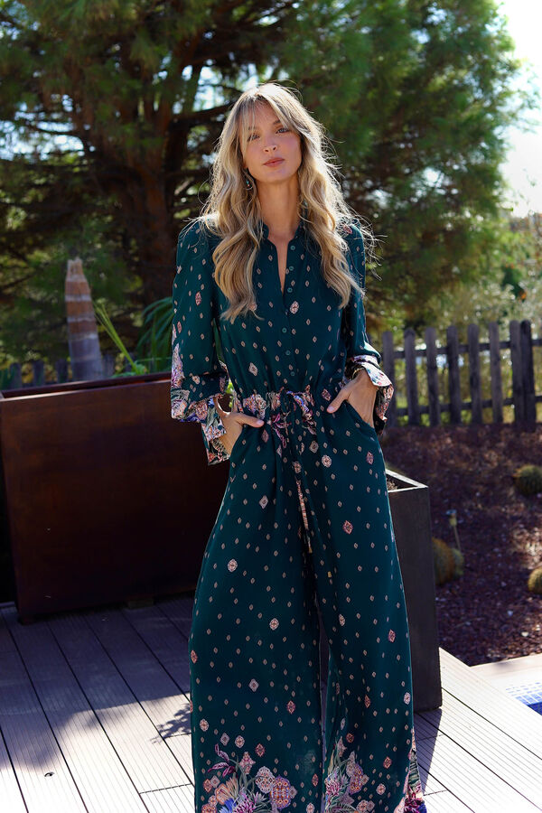 Jaase Mono Rita estampado Estella Turquesa