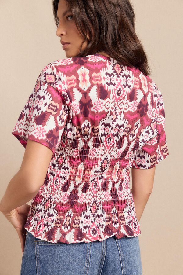 Slowlove Camiseta estampada nido abeja Multicolor