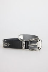 Slowlove Cintur&oacute;n tachuelas Negro