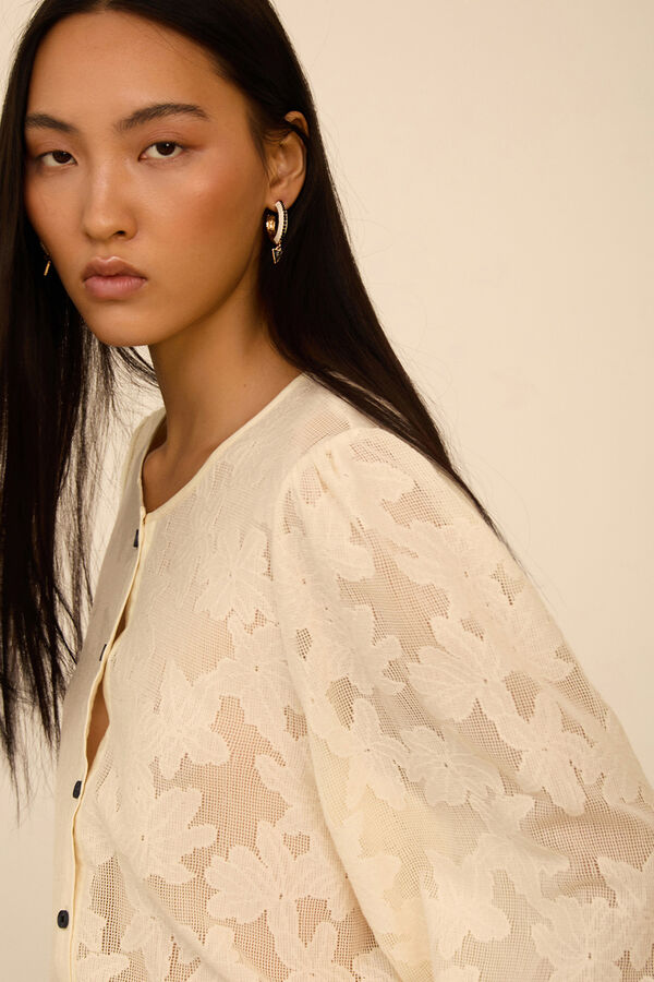 Meisie Blusa en encaje Blanco