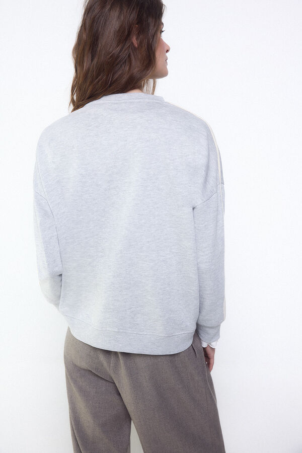 Slowlove Sudadera slowlove oversize Gris