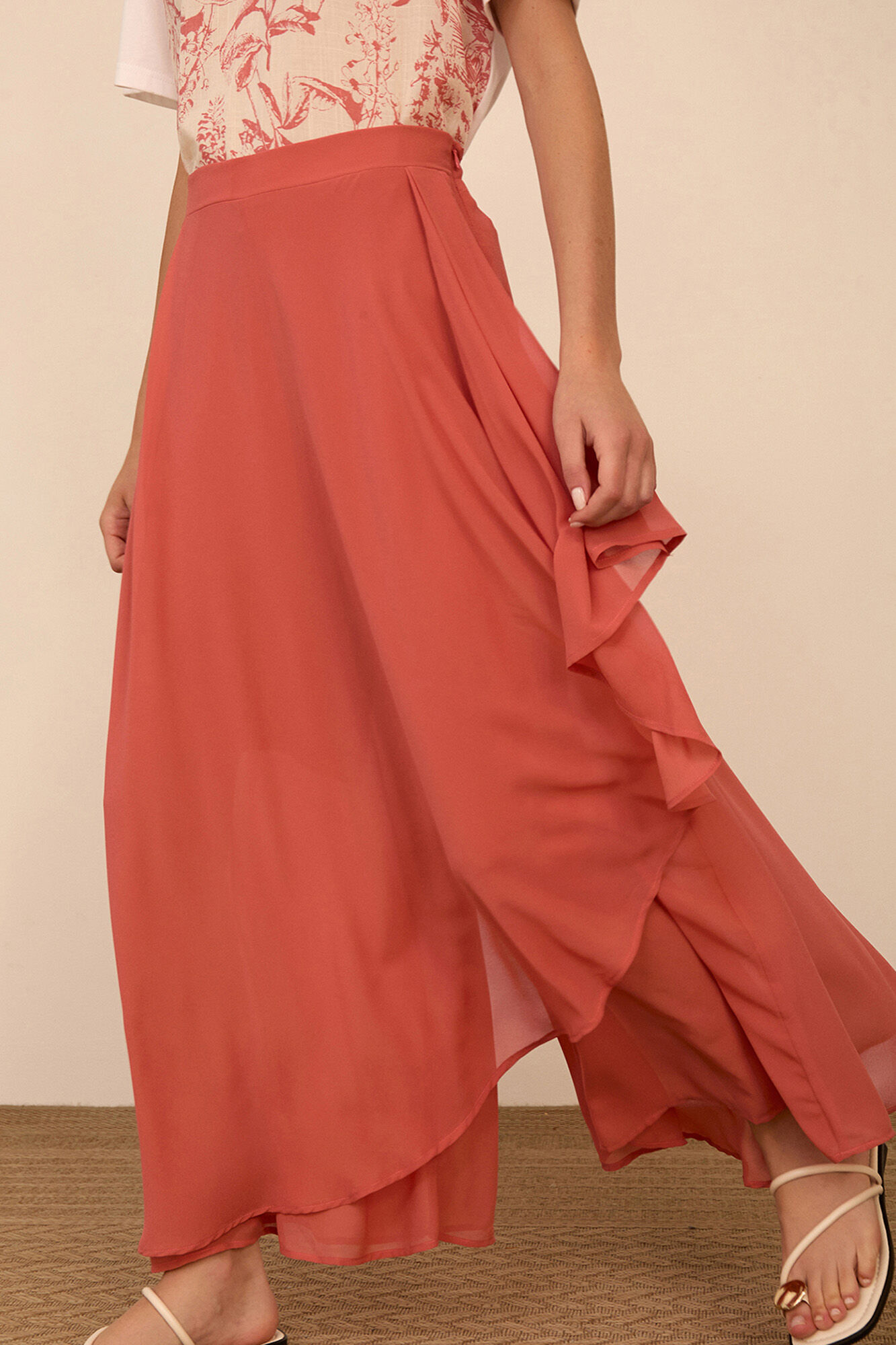 Meisie Falda-pantal&oacute;n de gasa