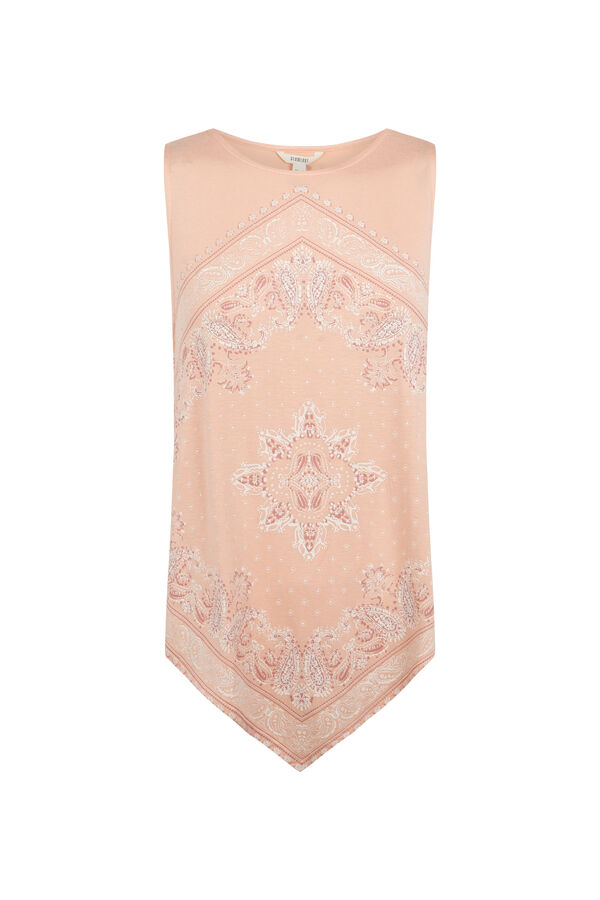 Slowlove Top tirantes detalle blonda Amarillo
