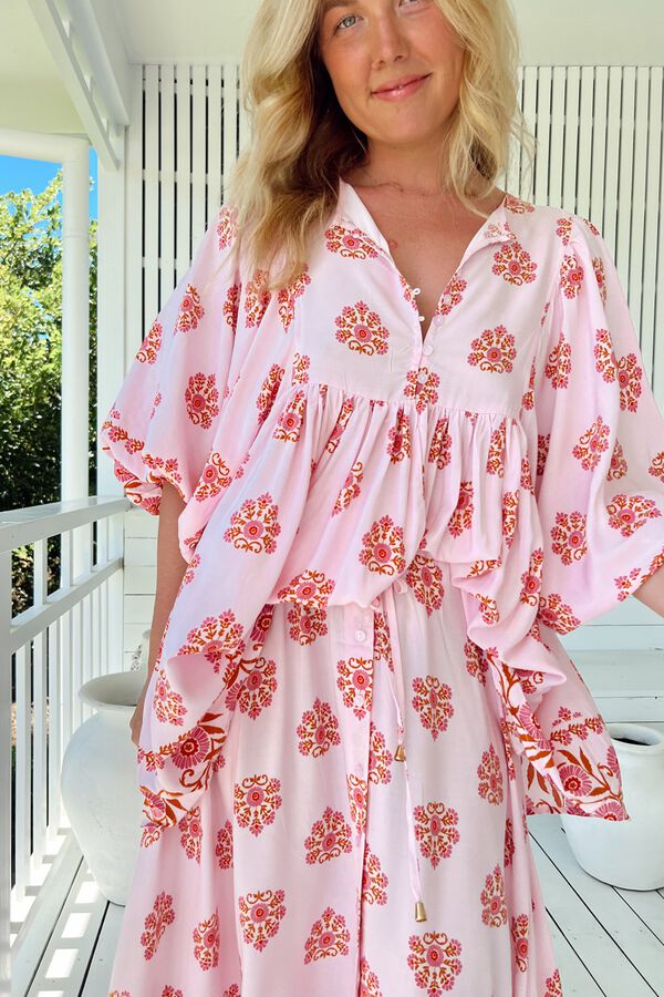 Jaase Blusa oversize Rosa