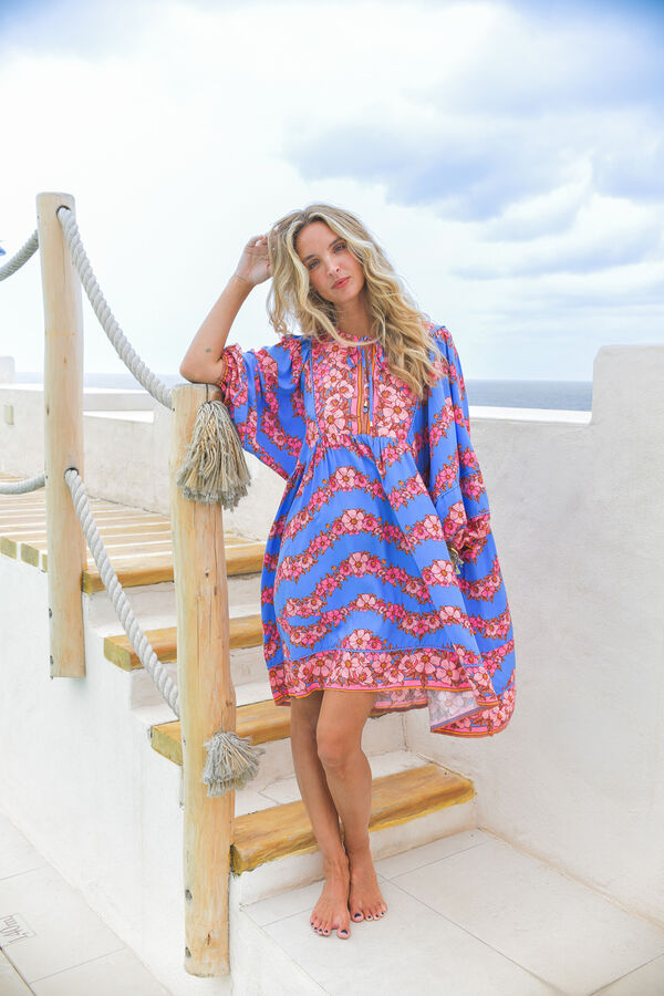 Jaase Vestido corto Adela Multicolor