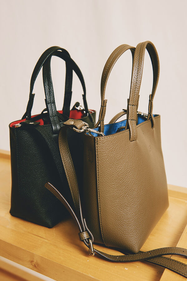 Zubi Bolso tote isak S piel Beige