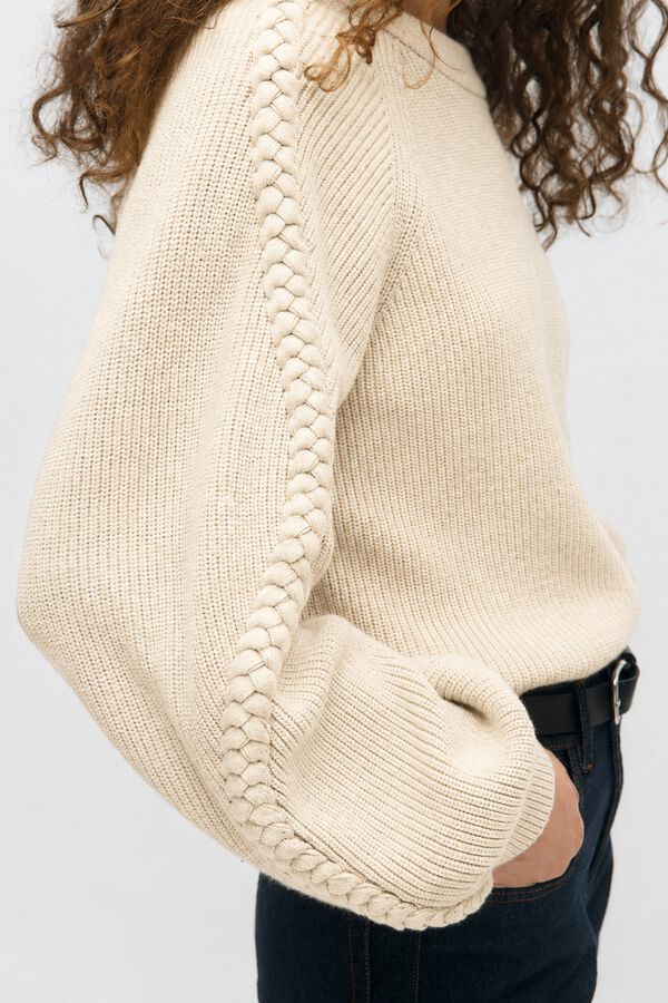 Object Jersey punto canal&eacute; Beige