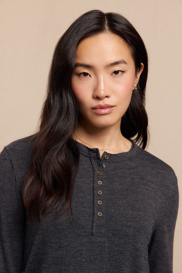 Slowlove Top panadero Gris