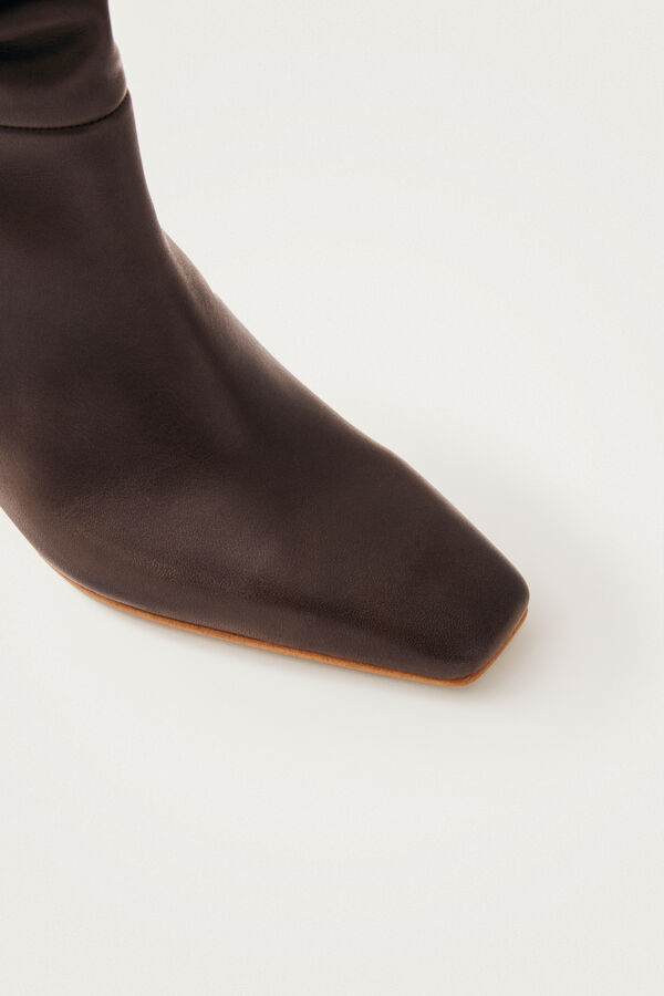 Alohas Botas de cuero Kalila Marr&oacute;n