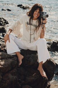 Slowlove Camiseta slowlove estampada