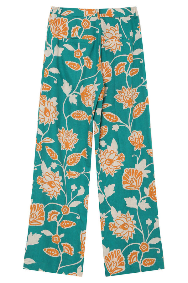 Grace & Mila Pantal&oacute;n cintura alta Varino Verde