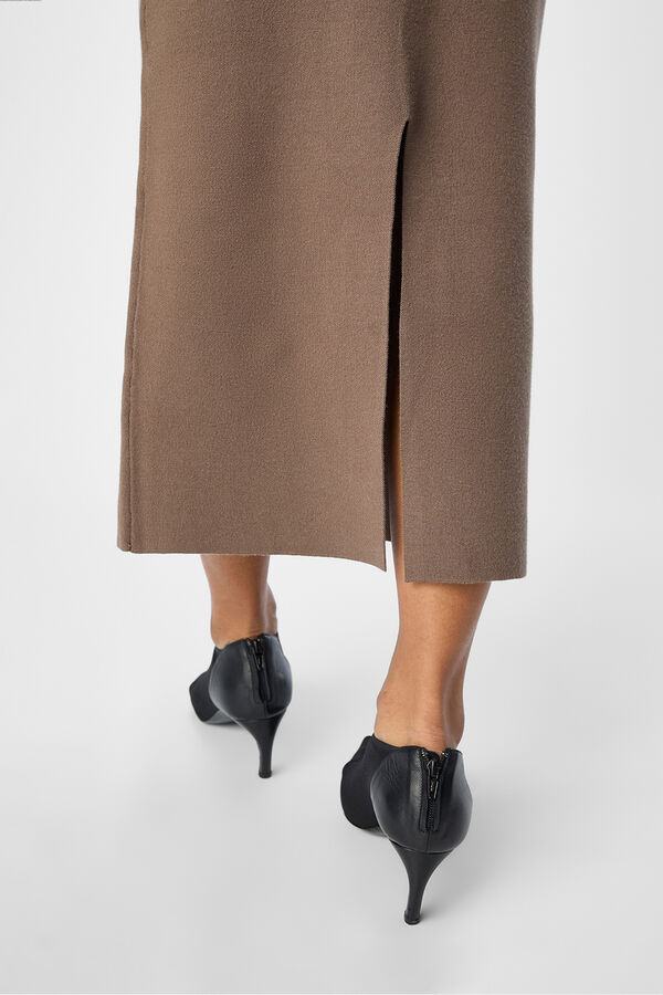 Object Falda punto midi Marr&oacute;n