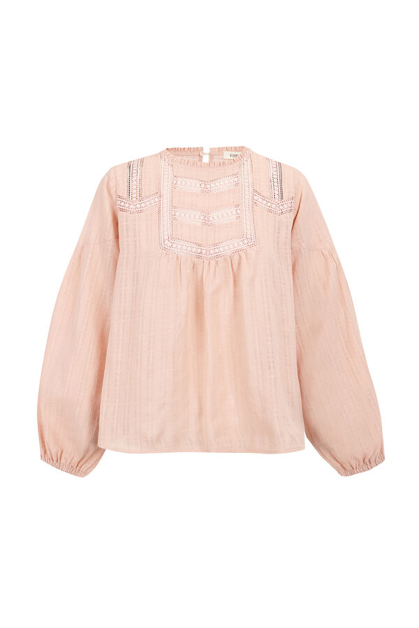 Slowlove Blusa puntillas Rosa