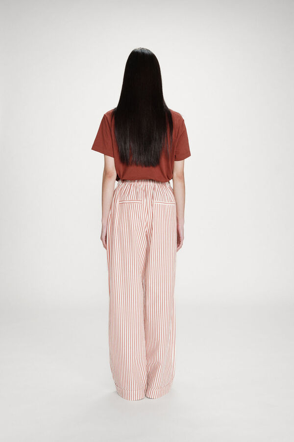 Grace & Mila Pantal&oacute;n a rayas Volute Coral