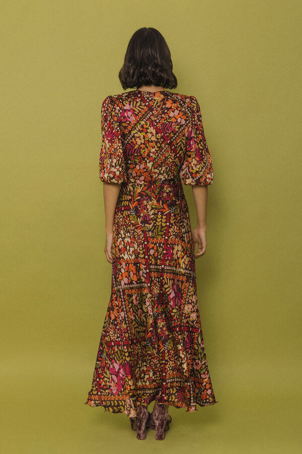 Cherubina Vestido midi Molly Marr&oacute;n