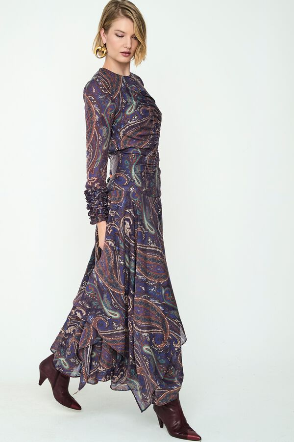 Panambi Vestido estampado Jony Morado