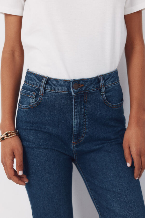 Cortefiel Jeans Bootcut Azul