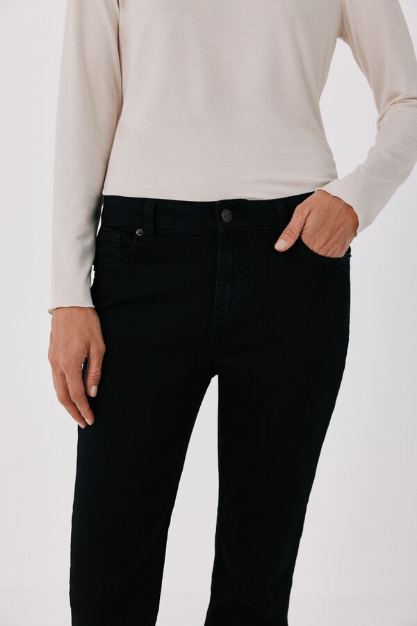 Cortefiel Jeans Rectos Negro