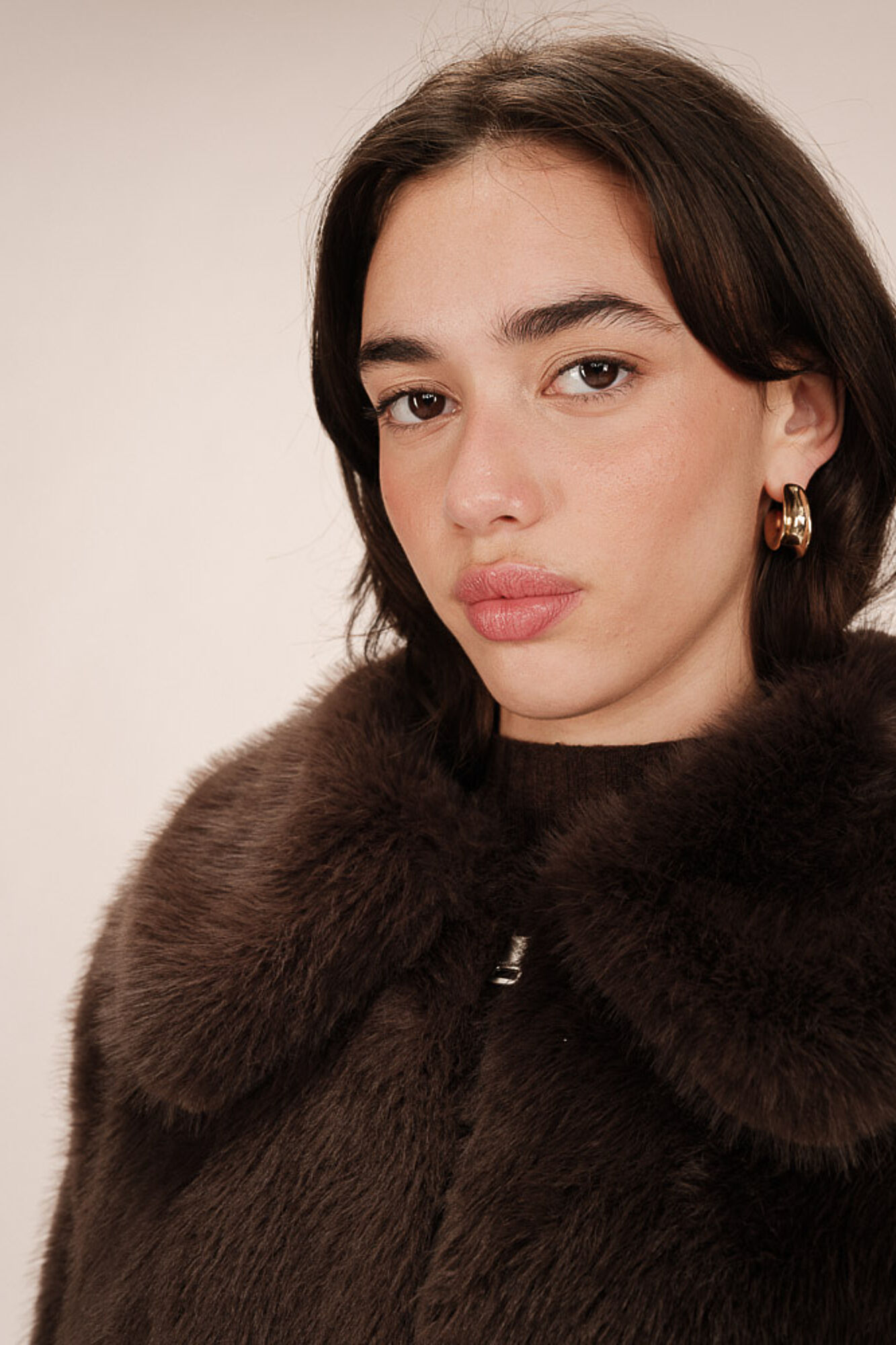 Grace & Mila Abrigo corto de pelo sint&eacute;tica