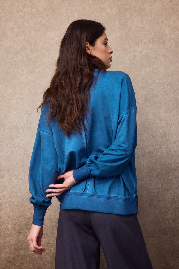 Slowlove Sudadera oversize Azul