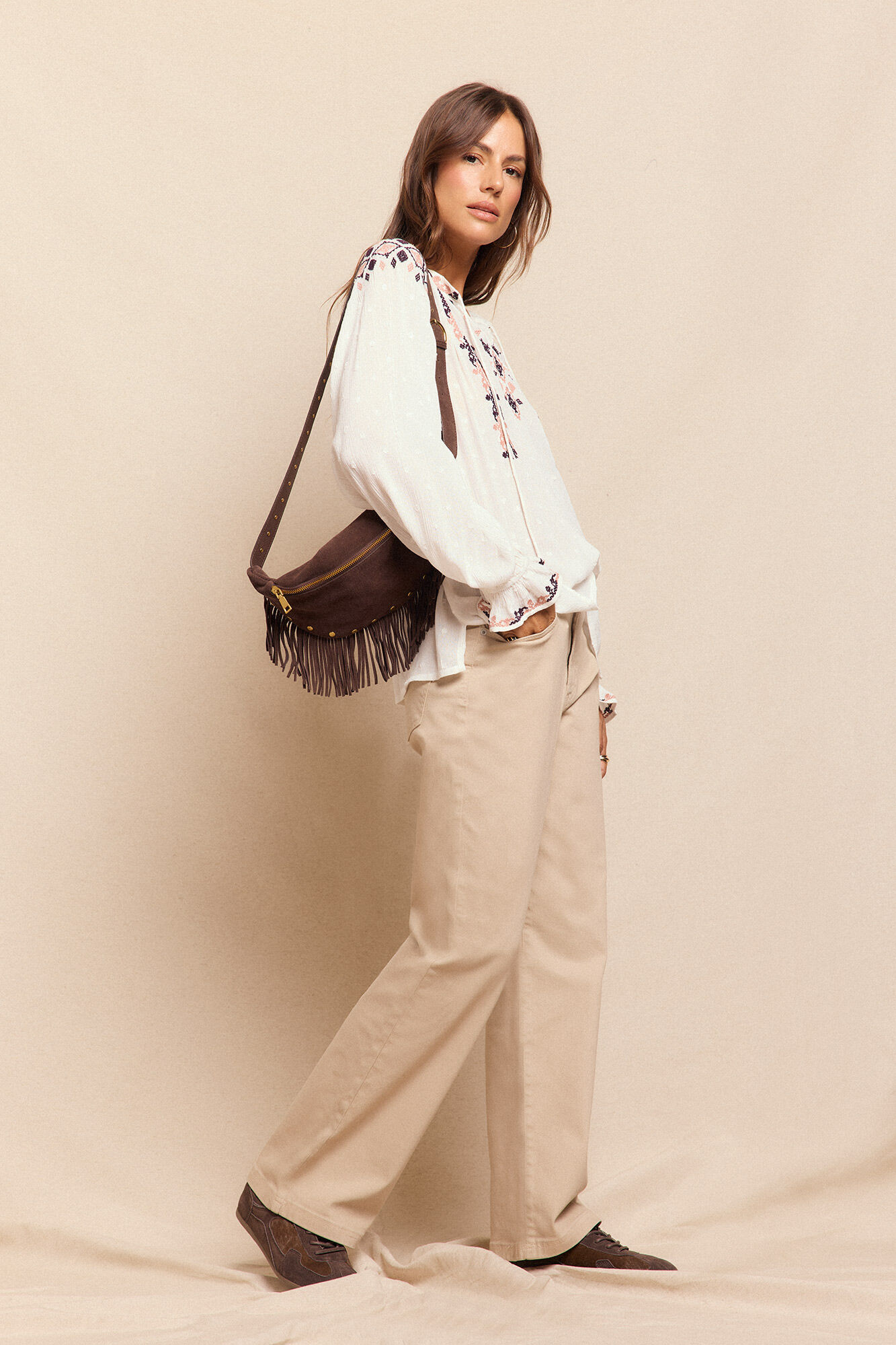 Slowlove Blusa bordada